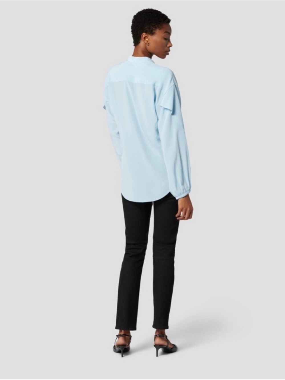 NWT Equipment Femme Amara Silk Button Down Shirt - Picture 4 of 8